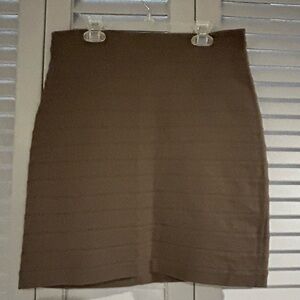 Express size 6 mini skirt olive green color